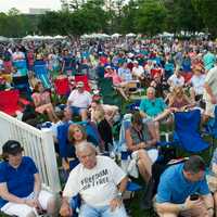 <p>Greenwich residents come out on a beautiful day to enjoy music, food, family and friends at the sixth Greenwich Town Party.</p>