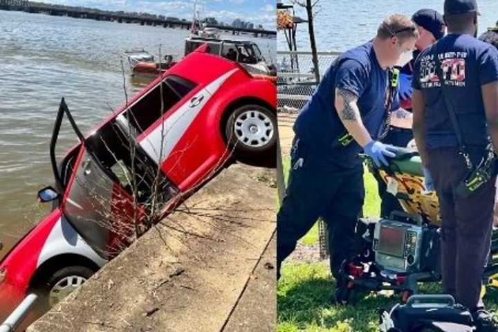 Driver Rescued After Plowing Into Potomac River In DC: Fire Officials