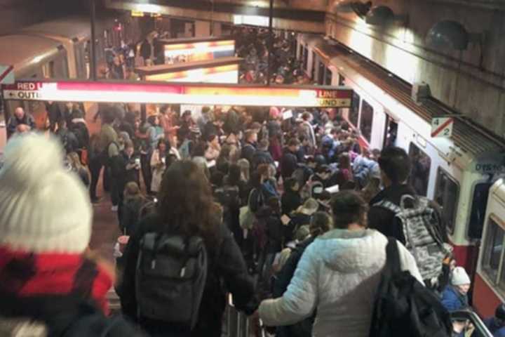 Red Line Service Delayed After Train Hits Man At Park Street In Boston