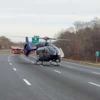 Driver Airlifted After Serious Rollover Crash On I-95 North In Danvers (UPDATE)