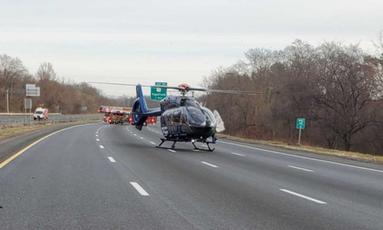 Driver Airlifted After Serious Rollover Crash On I-95 North In Danvers ...