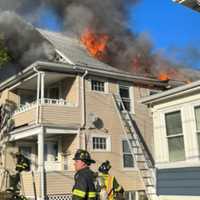 Crews Battle 2-Alarm Fire In Lynn (DEVELOPING)