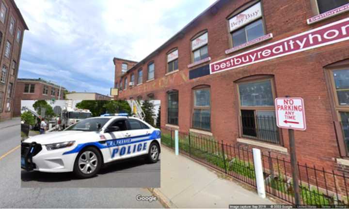 Worcester Police responded to the shooting at a warehouse at 88 Webster Street early Saturday morning