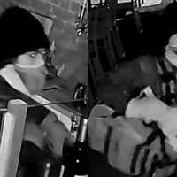 <p>Surveillance images of a suspect involved in one of the break-ins at Stone L&#x27;Oven Pizza</p>