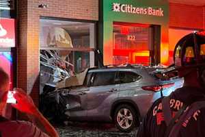 Uber Driver Smashes Car Into Citizens Bank In Porter Square In Cambridge