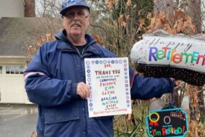 Wayland Community Helps Beloved Mailman Bob Retire In Style