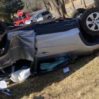 Person Airlifted To Worcester Hospital After Medway Rollover Crash: Police
