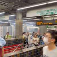 Sparks Suspend Service On The Green Line In Downtown Boston
