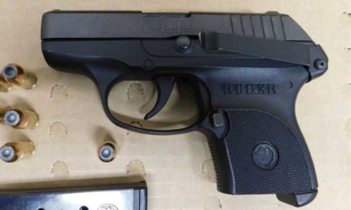 The loaded .380 Ruger seized from the 13-year-old