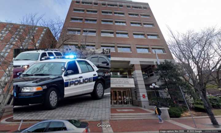 The package was reported at the John and Kathryn Administrative Center