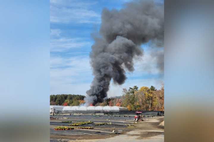 Hazmat Crews Monitored Air Conditions After 3-Alarm Greenhouse Fire In Sudbury