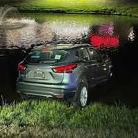 Person Hospitalized After Car Dives Into Millis Pond: Police