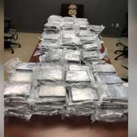 <p>Numerous packages of cocaine that were concealed inside pieces of furniture by Abel Montilla and his drug trafficking organization</p>