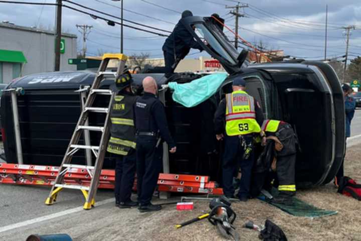 Rollover Crash With Injuries Shuts Down Route 12 In Auburn: Authorities