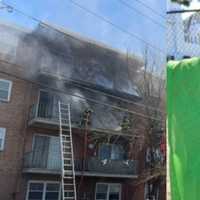 <p>Samuel&#x27;s family is among 110 residents who were displaced by a four-alarm fire at a Winthrop apartment building last Friday, April 21</p>