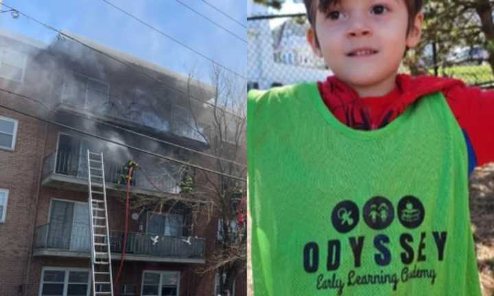 Samuel&#x27;s family is among 110 residents who were displaced by a four-alarm fire at a Winthrop apartment building last Friday, April 21