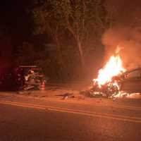 Drunk Driver Pulled From Burning Car After Crashing Into MSP Cruiser, Trooper: Police