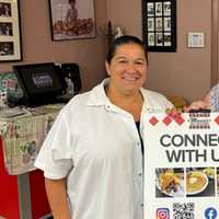 <p>Partners and co-founders of Maxie&#x27;s Deli Joyce Ann Silva (left) and Steve Robbins (right).</p>