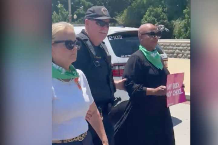 Ayanna Pressley, Katherine Clark Arrested Protesting For Abortion Rights In DC