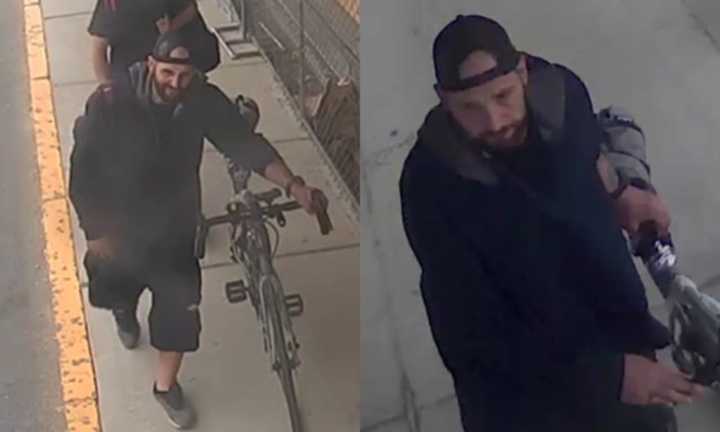 Surveillance photos of the suspect