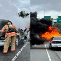 Car Fire Impacts Travel On I-270 (WATCH)
