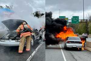 Car Fire Impacts Travel On I-270 (WATCH)