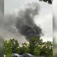 Smoke Seen Coming From Car Fire At Lahey Hospital Parking Garage In Burlington
