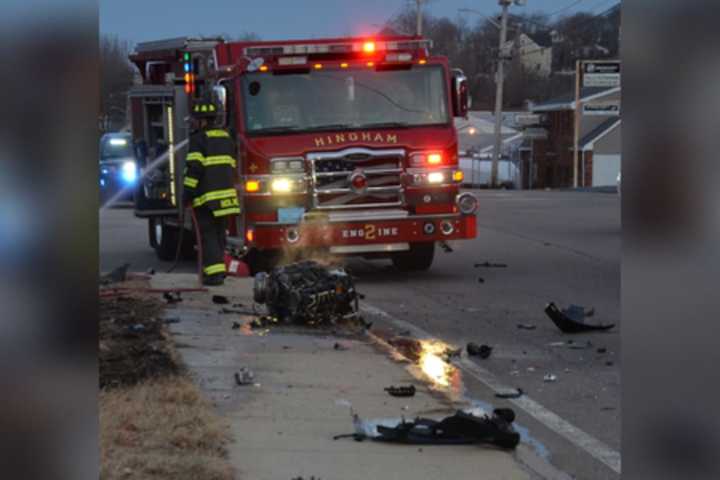 Driver Going 'All Over The Road' Dies In Single-Car Crash In Hingham: Police