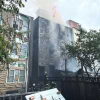 Five-Alarm Fire Erupts At Triple Decker East Boston Home (UPDATE)