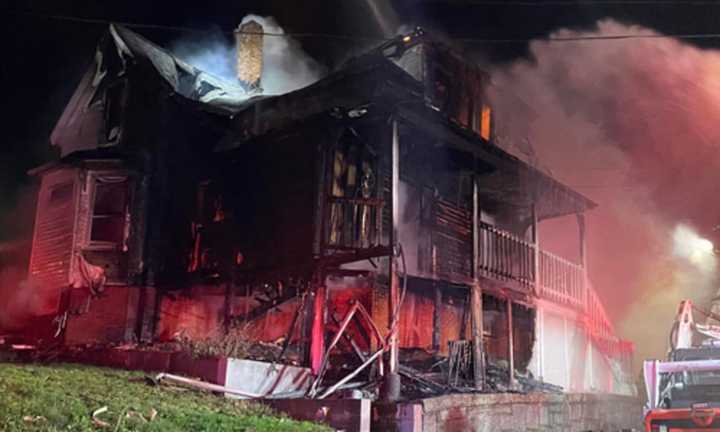 The aftermath of a 2-alarm fire at 7 Circuit Street in Lynn