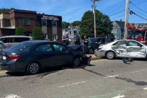 Car Thief Wearing Ski Mask, Sunglasses Caught After 4-Car Crash In Boston