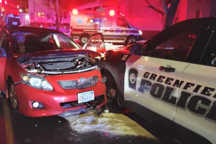 WATCH: Western Mass Officer Hit, Injured By Car While Making Traffic Stop