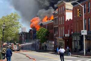 Four-Alarm Fire Rips Through 7 Buildings In Downtown Baltimore (UPDATE)