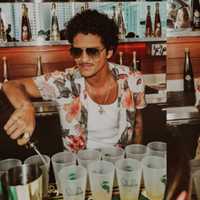 Bruno Mars Serves Shots Of His Signature Rum At Lookout Rooftop Bar In Boston
