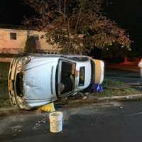 <p>The scene of a DWI on Sunday, Oct. 18 in the Town of Ramapo; no critical injuries were reported.</p>