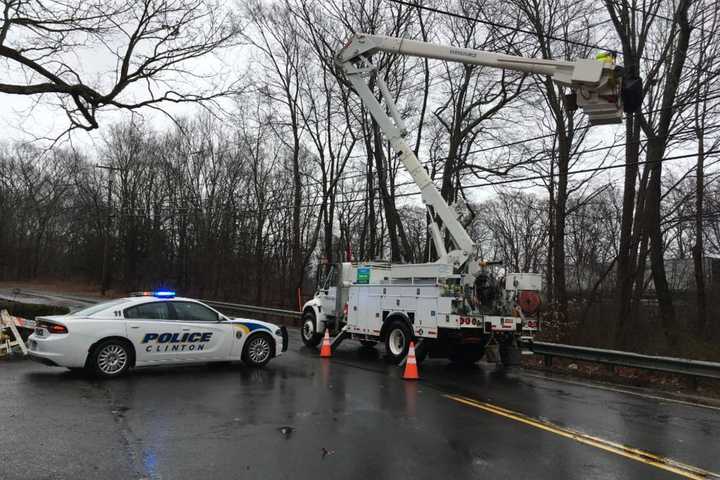 Storm Knocks Out Power, Brings Down Trees In Fairfield County