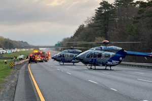 Jaws Of Life Pry Out Trapped, Seriously Injured People In Newbury Rollover Crash