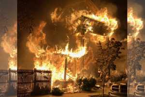 2 Firefighters, 2 Residents Hospitalized In Brockton 4-Alarm Fire Engulfing Pair Of Buildings