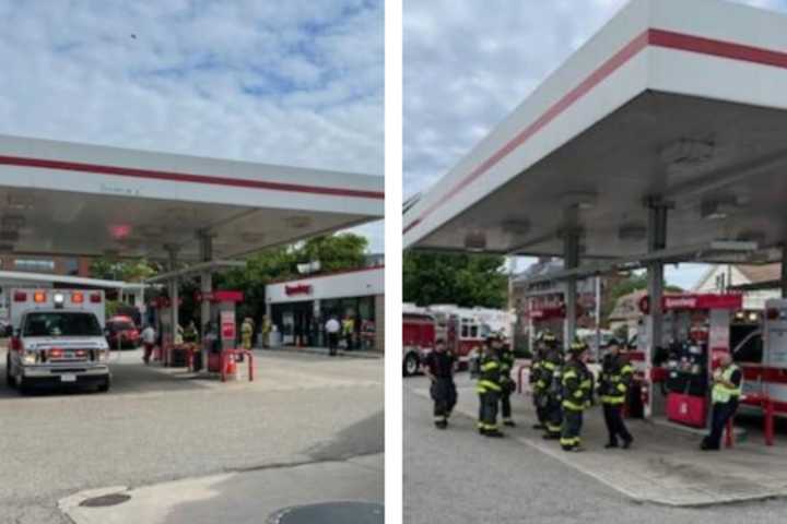 Lightheaded Waltham Gas Station Worker Reveals Dangerous Leak, Hazmat Team Responds