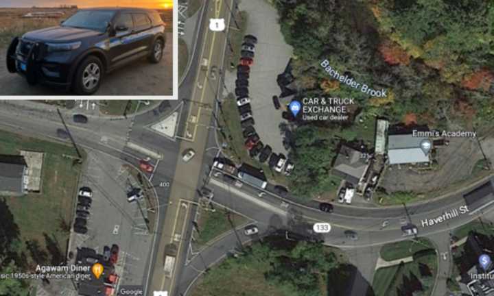 The crash occurred at the intersection of the Newburyport Turnpike and Haverhill Street.