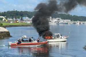 New Details: 2 Men, Dog Rescued From Water After Boat Explodes In Gloucester