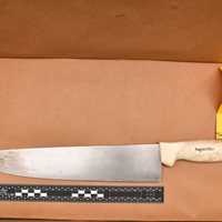 <p>One of the knives used during the attack.</p>