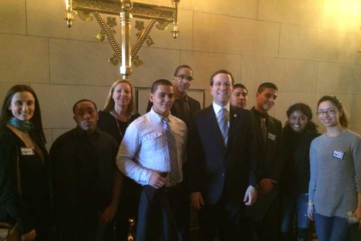 County Youth, Adults Travel To Albany To Lobby For 'Raise The Age'