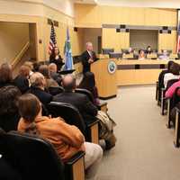 <p>A view from the audience during County Executive Ed Day&#x27;s fifth annual State of the County speech on Tuesday.</p>