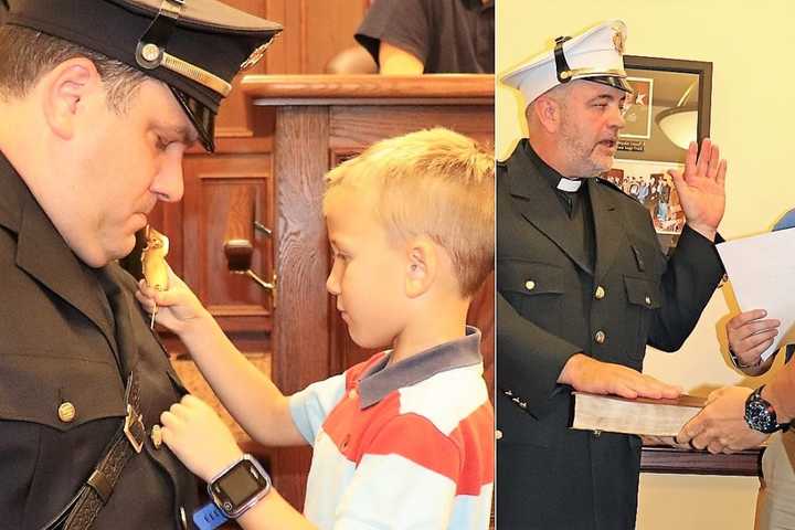 VIDEO: Glen Rock Honors Police Vet, Welcomes New Chaplain, Special Officers