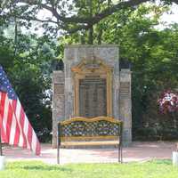 <p>Members of the Scarsdale American Legion Post 52 have created a Memorial Garden on Mamaroneck Road.</p>