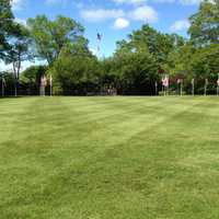 <p>Members of the Scarsdale American Legion Post 52 have created a Memorial Garden on Mamaroneck Road.</p>