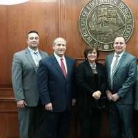 <p>Edgewater's 2016 Mayor and Council.</p>