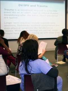 Nursing Students Learn From Domestic Violence Workshop