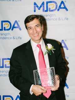 Weston Doctor Sparkles With Diamond Award For Work To Fight ALS